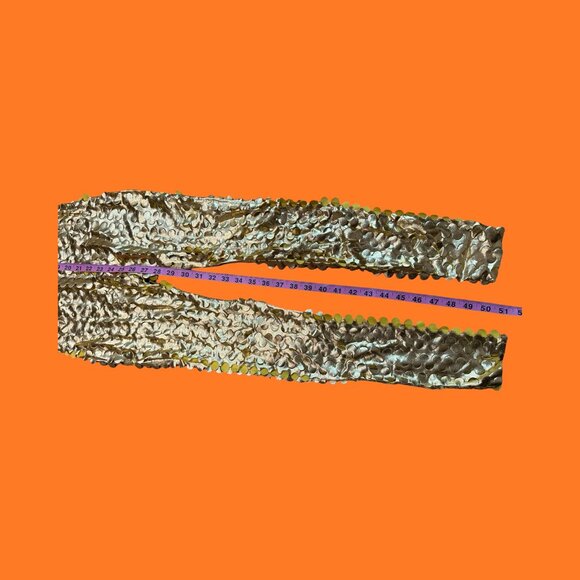 Mesh Gold Jumpsuit - Picture 7 of 13